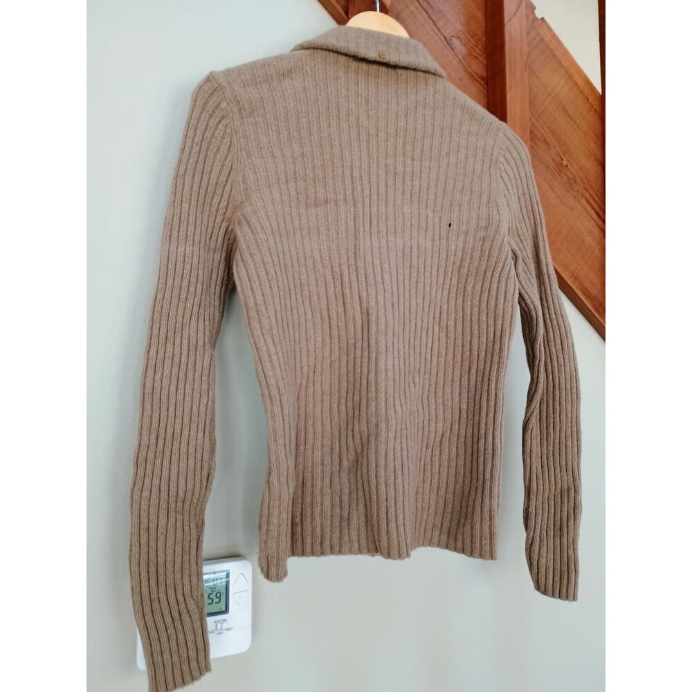 Lauren Ralph Lauren Fair Isle Nordic luxury lambswool angora cashmere full zip M - Picture 7 of 16